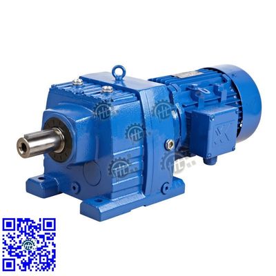 HR17-167 Helical Inline Reduction Gear Motor With AC 3 Phase Motor